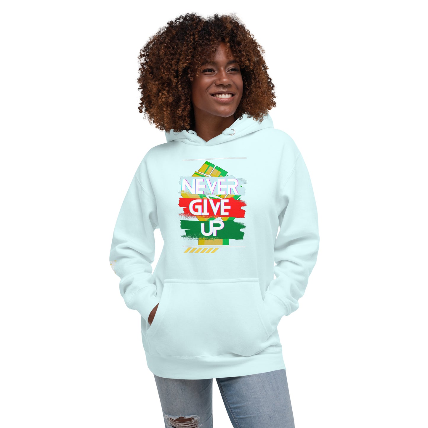 "Never Give Up" Women's Hoodie