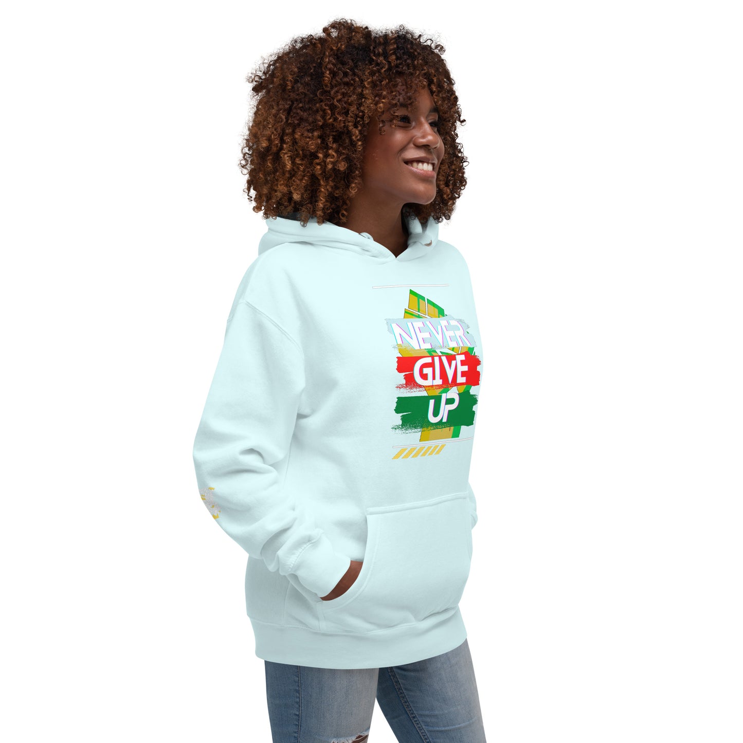 "Never Give Up" Women's Hoodie