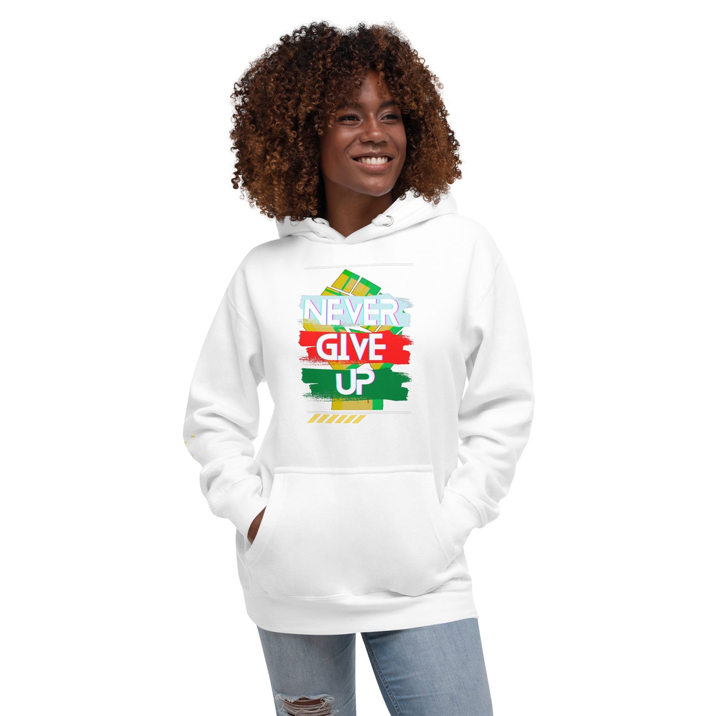 "Never Give Up" Women's Hoodie