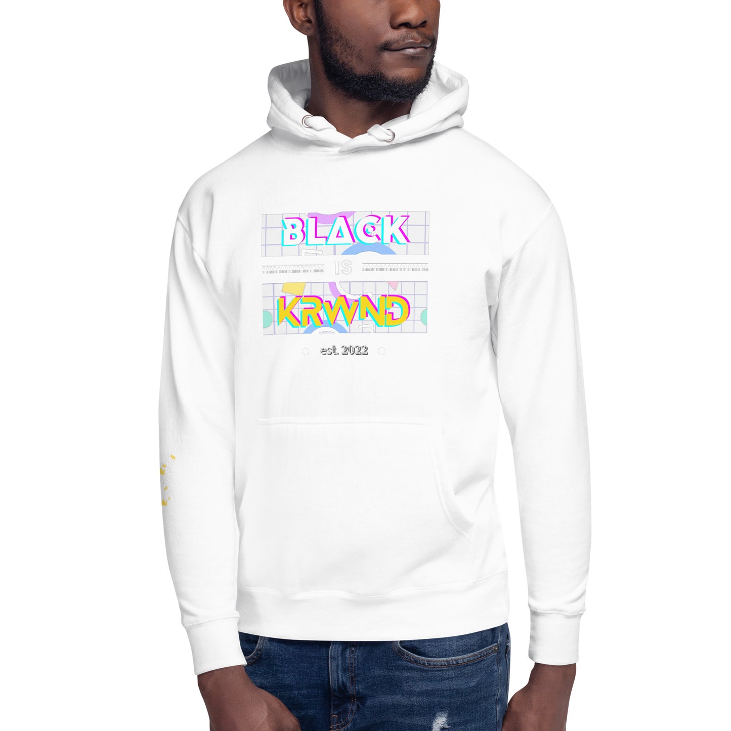 "Black Is " Men's Hoodie