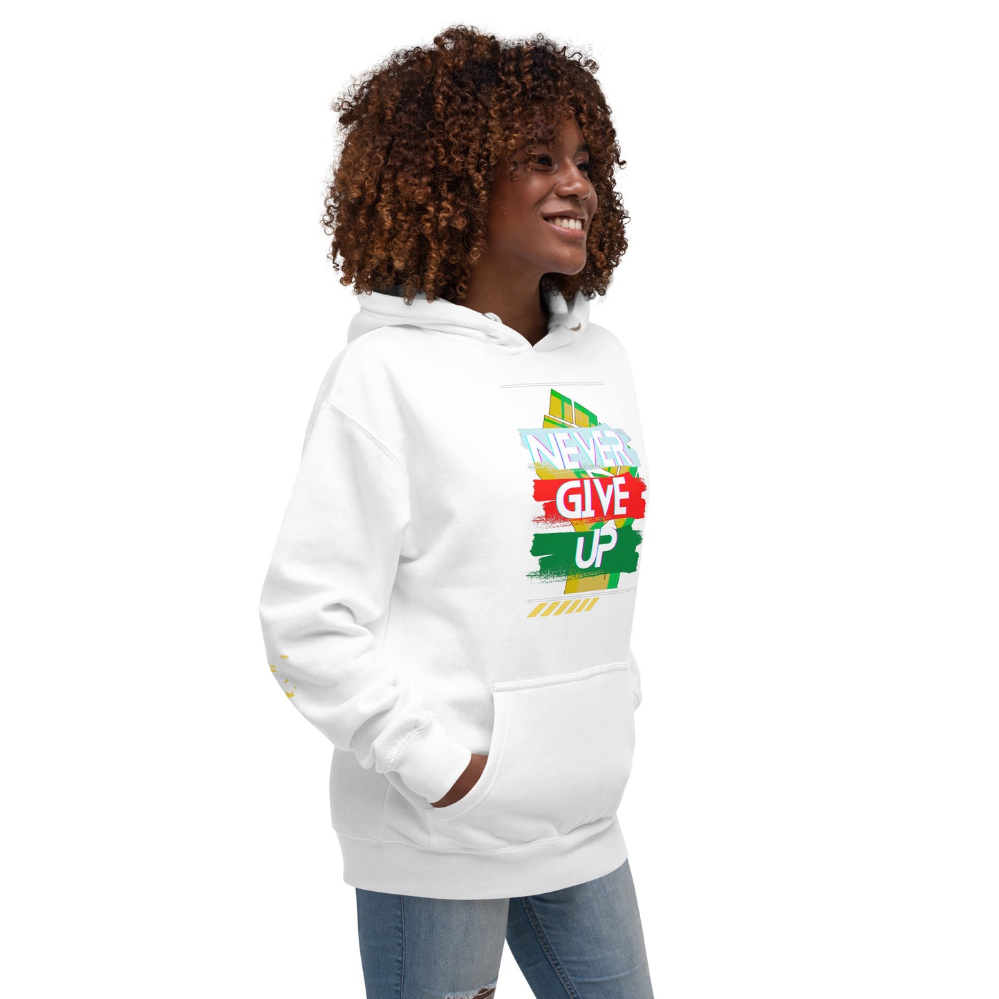 "Never Give Up" Women's Hoodie