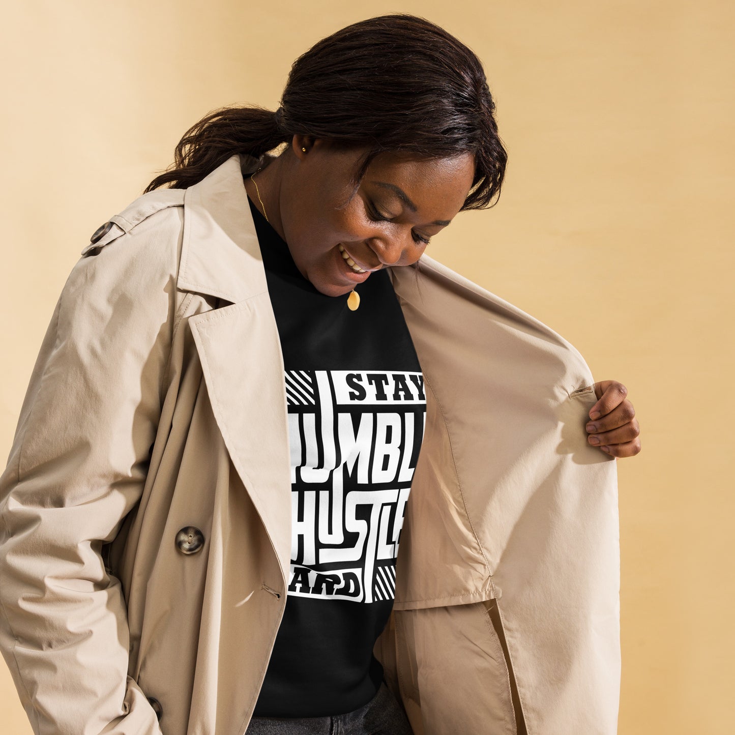 "Stay Humble Hustle Hard" Women's Sweatshirt