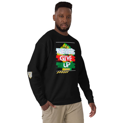 "Never Give Up" Men's Sweatshirt