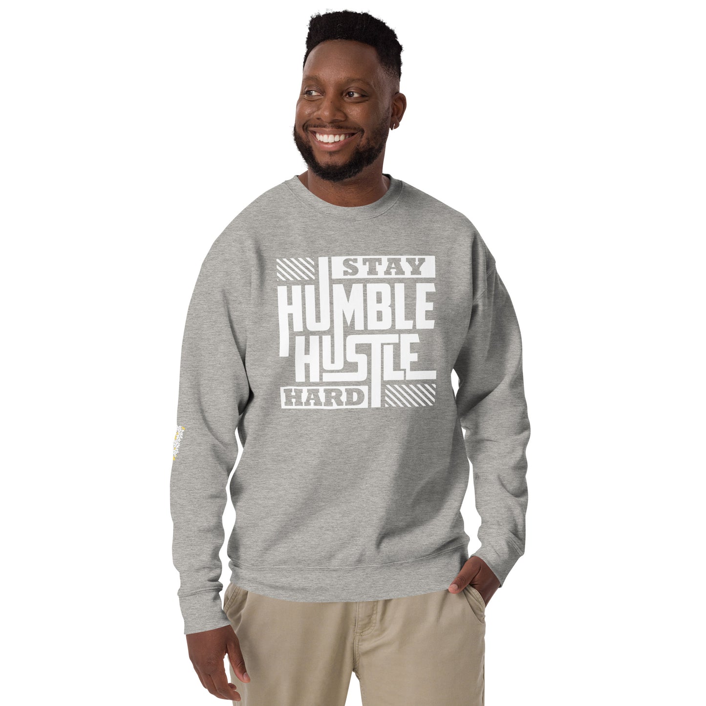 "Stay Humble Hustle Hard" Men's Sweatshirt