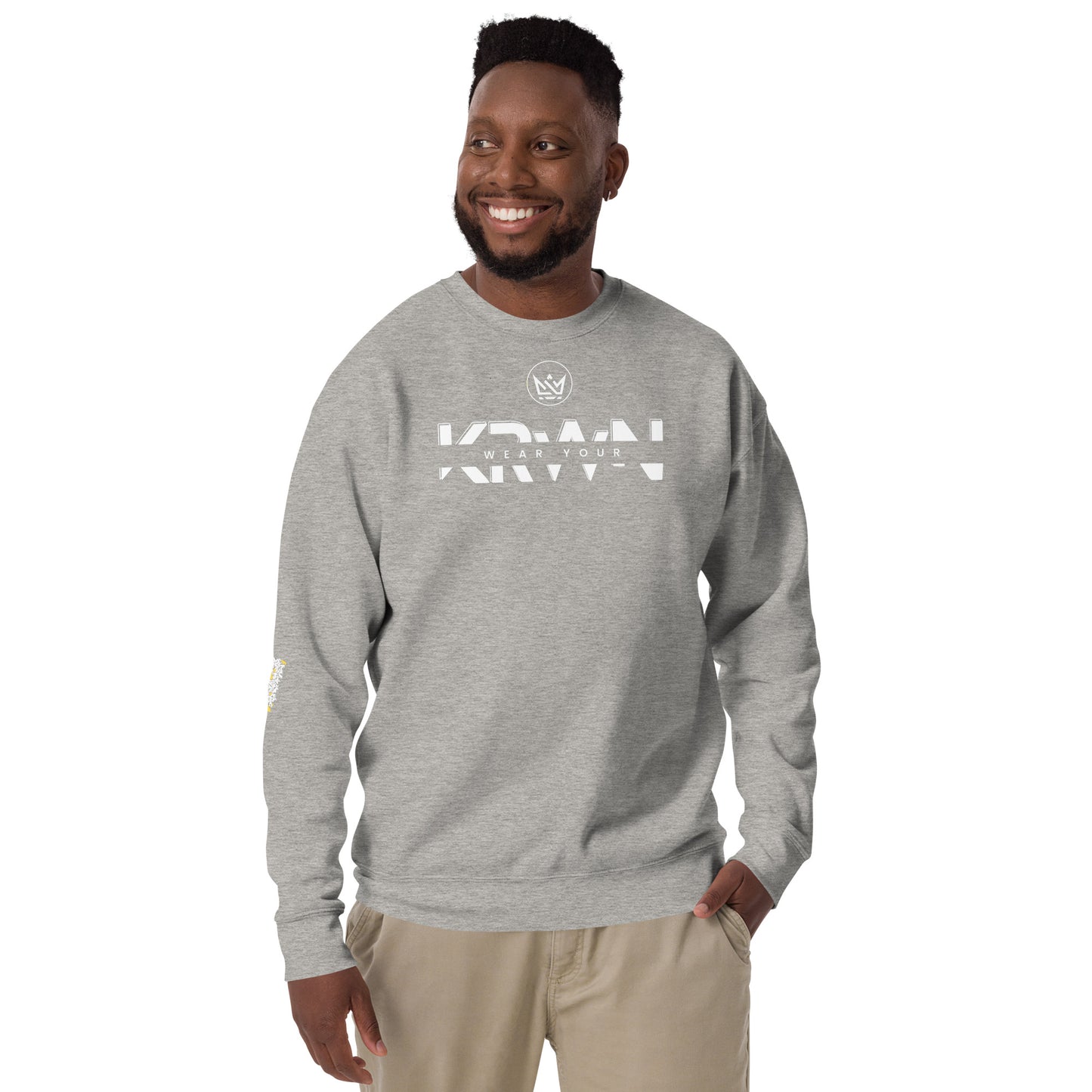 "Wear Your KRWN" Men's Sweatshirt