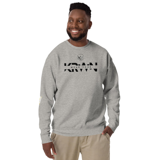 "Wear Your KRWN" Men's Sweatshirt