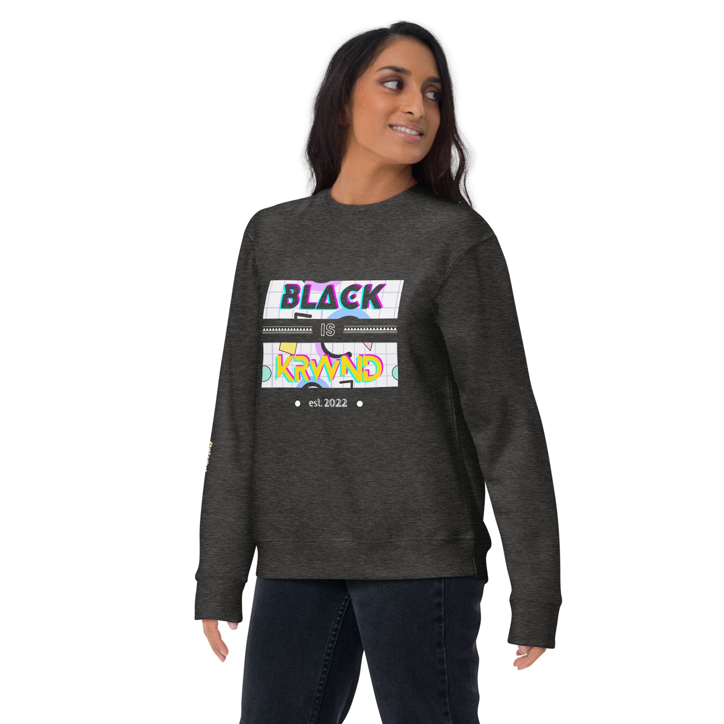 "Black Is" Women's Sweatshirt