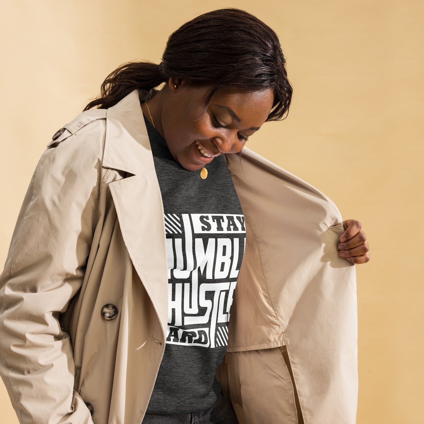 "Stay Humble Hustle Hard" Women's Sweatshirt