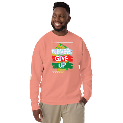 "Never Give Up" Men's Sweatshirt