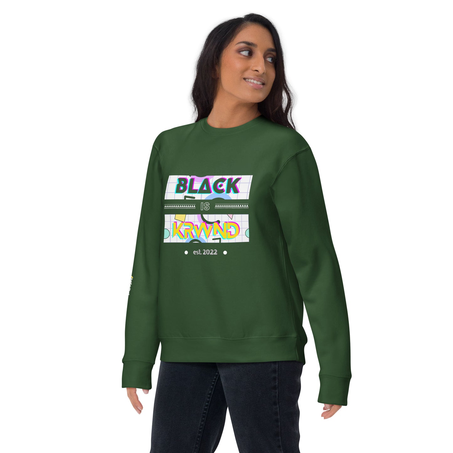 "Black Is" Women's Sweatshirt