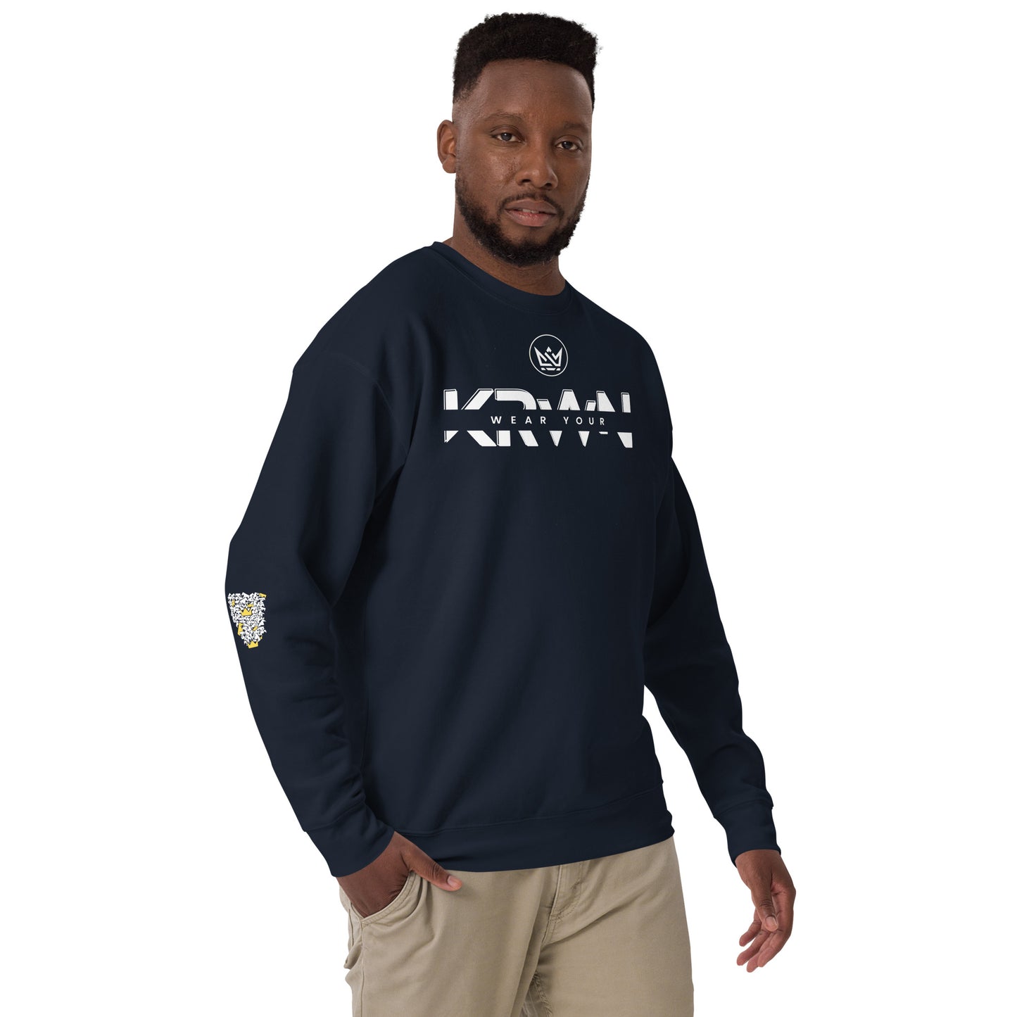 "Wear Your KRWN" Men's Sweatshirt