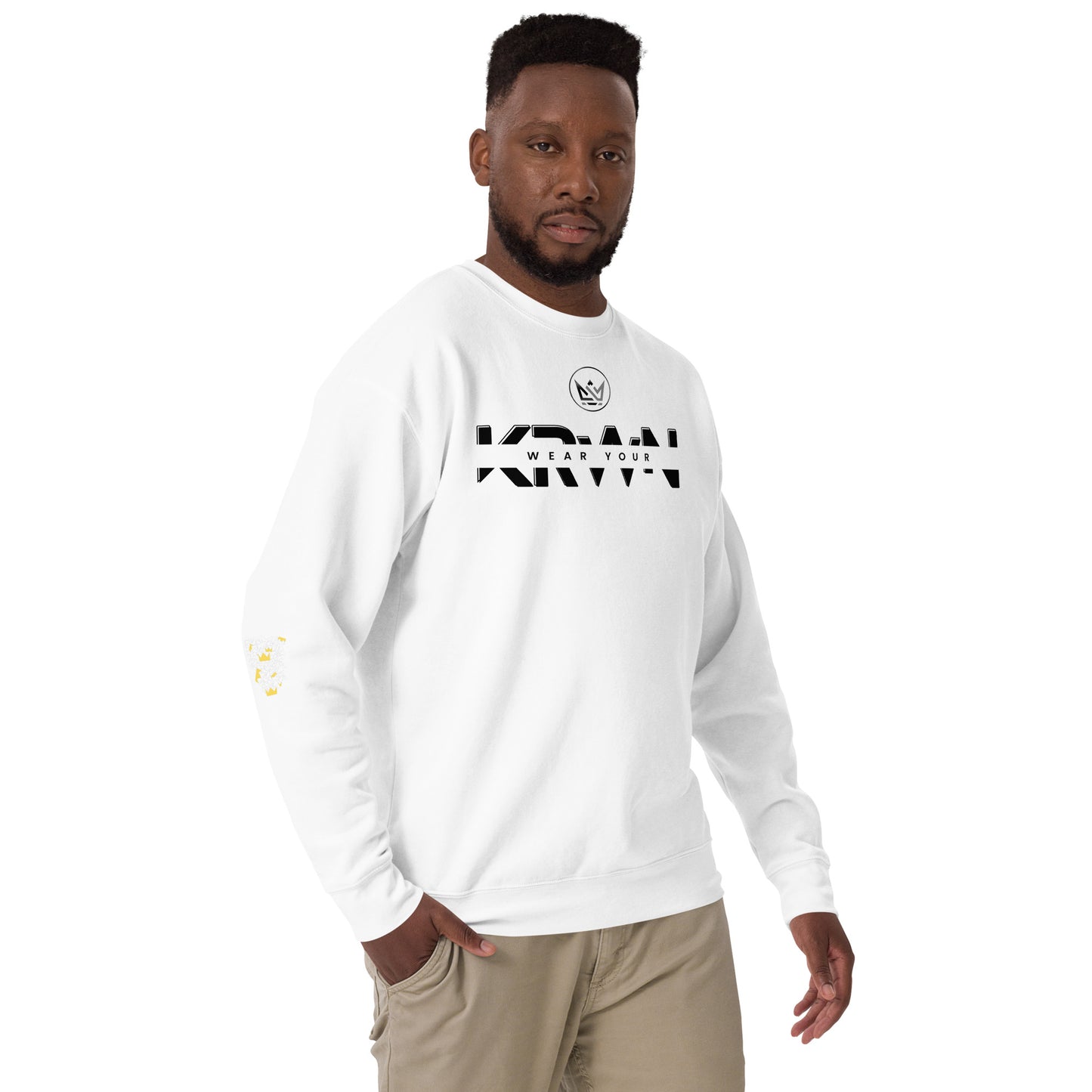 "Wear Your KRWN" Men's Sweatshirt