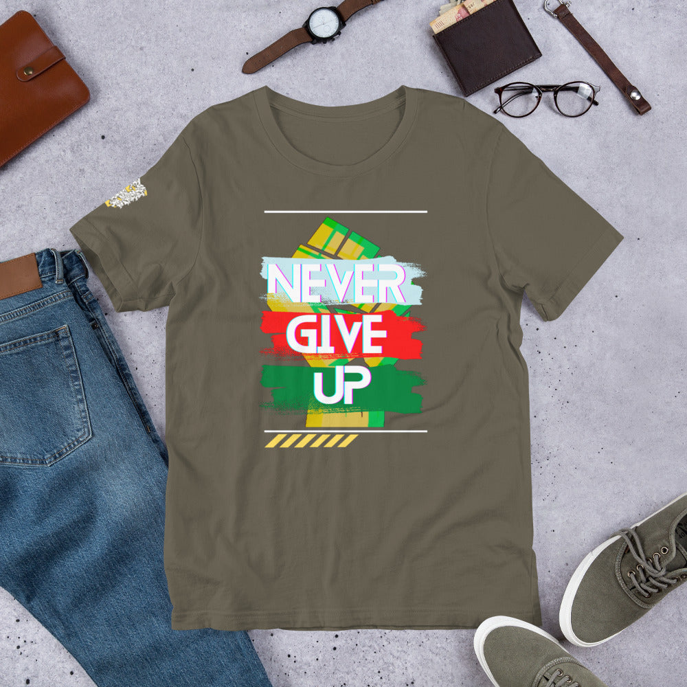 "Never Give Up" Unisex T-shirt