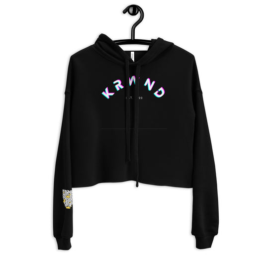 "KRWND" Crop Hoodie