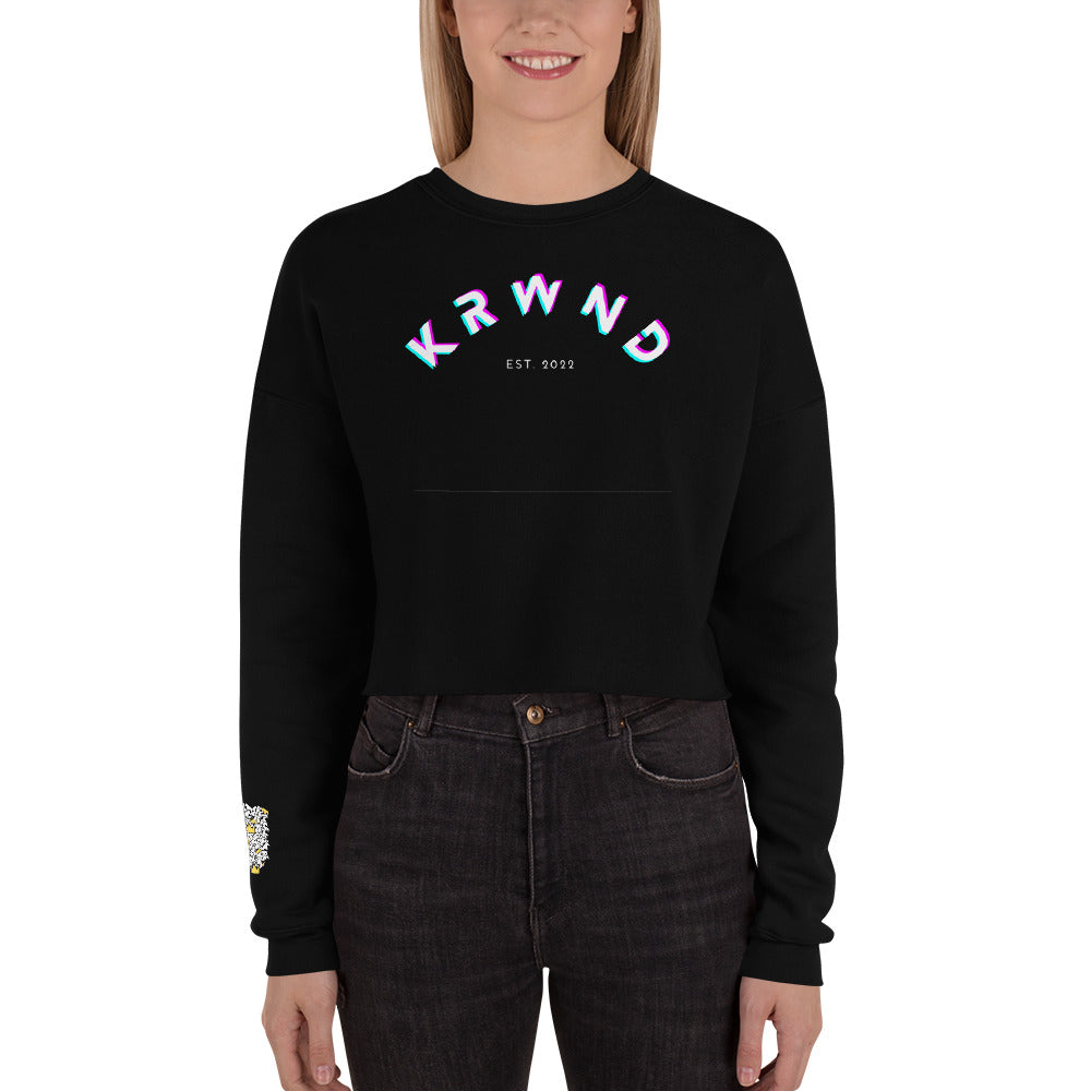 "KRWND" Crop Sweatshirt