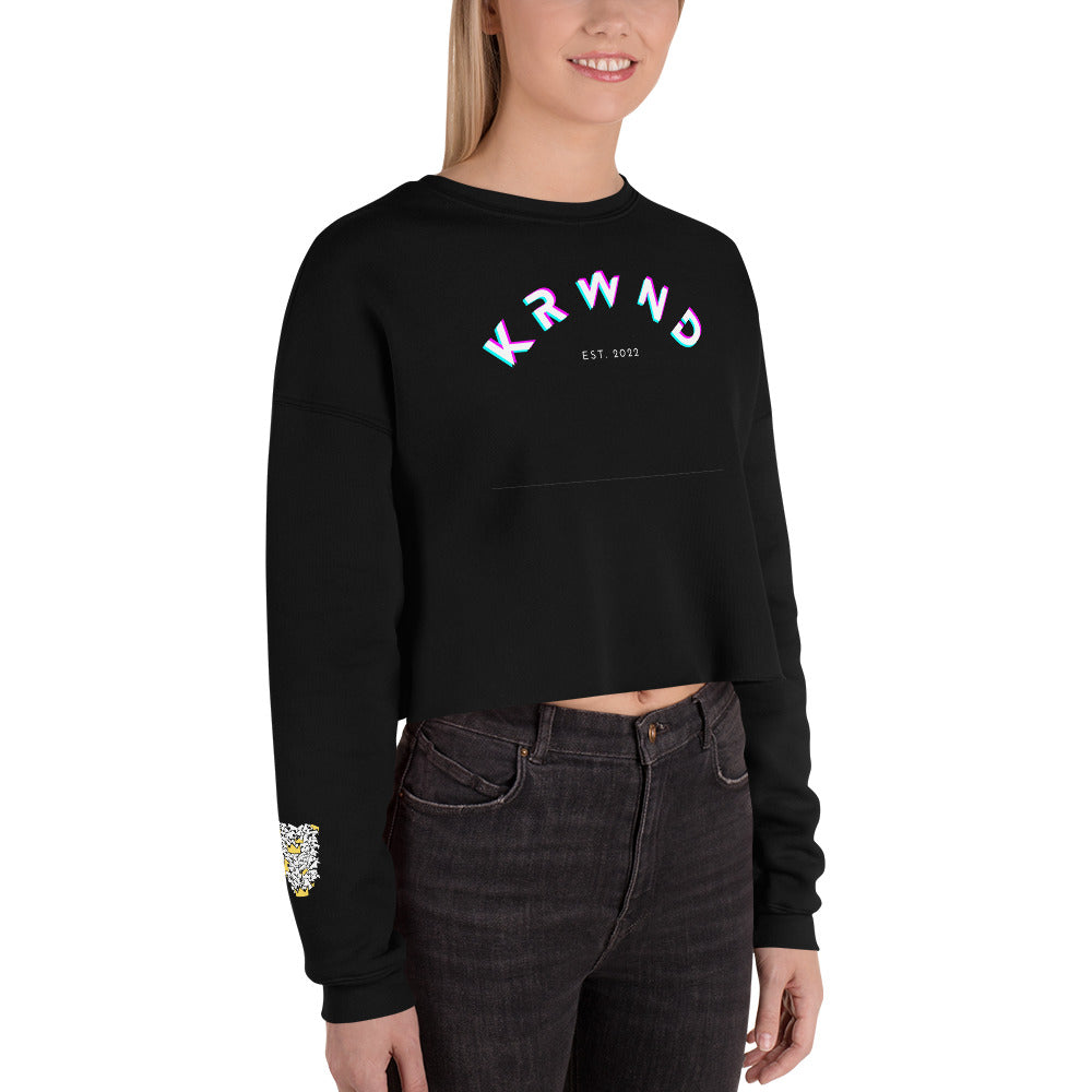 "KRWND" Crop Sweatshirt