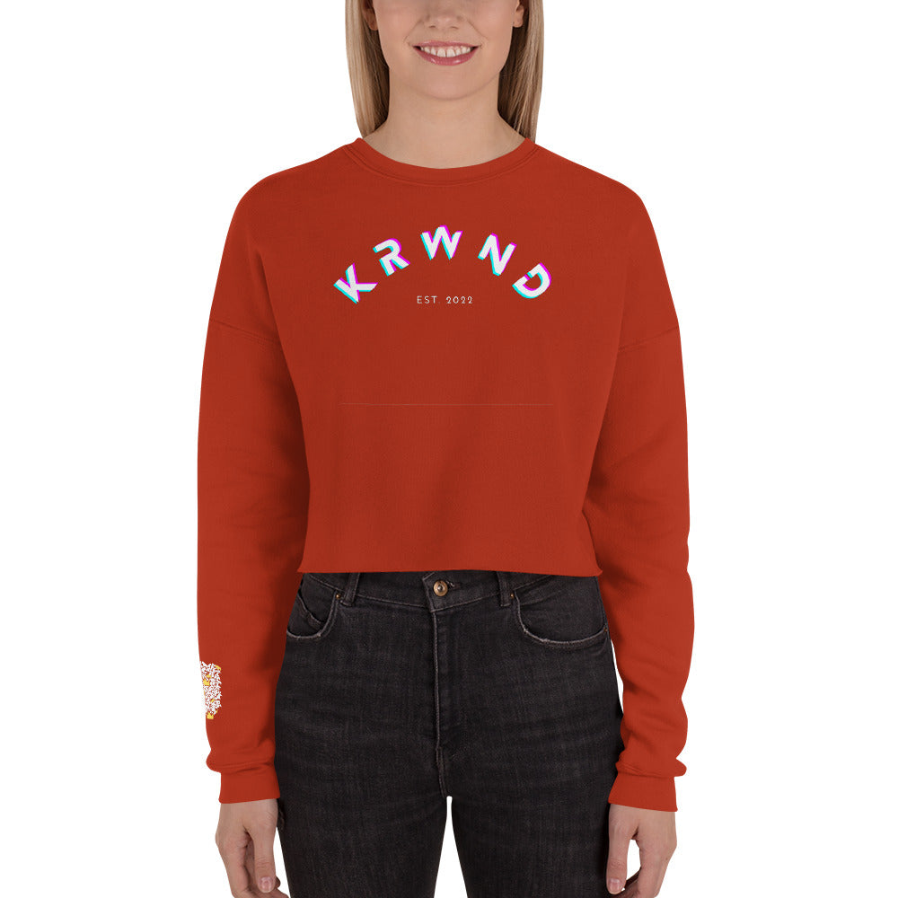 "KRWND" Crop Sweatshirt