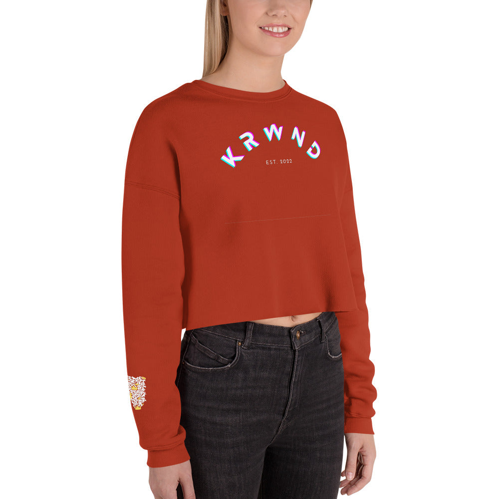 "KRWND" Crop Sweatshirt