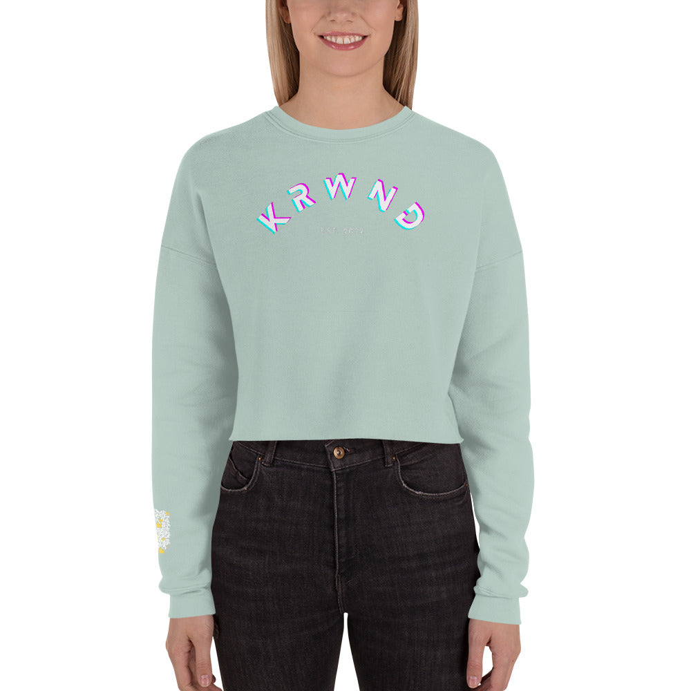 "KRWND" Crop Sweatshirt