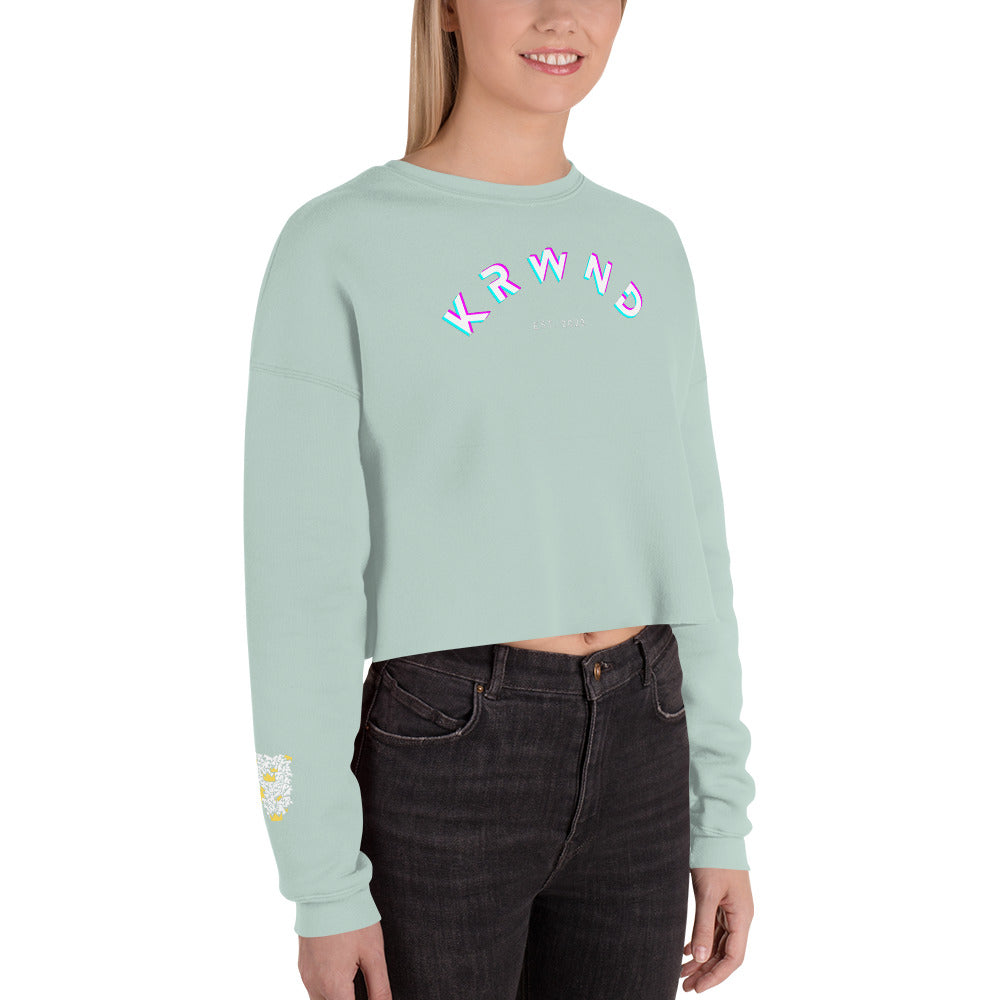 "KRWND" Crop Sweatshirt