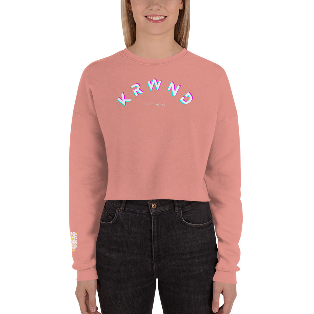 "KRWND" Crop Sweatshirt