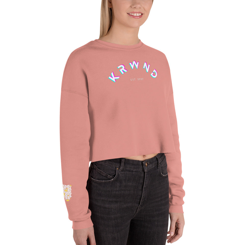 "KRWND" Crop Sweatshirt